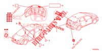 EMBLEMS/CAUTION LABELS  for Honda CIVIC DIESEL 2.2 ES 5 Doors 6 speed manual 2012