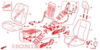 FRONT SEAT/SEATBELTS (D.) (RH) for Honda CIVIC DIESEL 2.2 ES 5 Doors 6 speed manual 2012