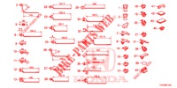 HARNESS BAND/BRACKET (RH)  for Honda CIVIC DIESEL 2.2 ES 5 Doors 6 speed manual 2012