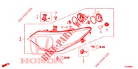 HEADLIGHT  for Honda CIVIC DIESEL 2.2 ES 5 Doors 6 speed manual 2012