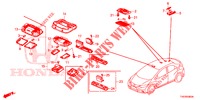 INTERIOR LIGHT  for Honda CIVIC DIESEL 2.2 ES 5 Doors 6 speed manual 2012