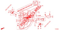 REAR DOOR LINING (4D)  for Honda CIVIC DIESEL 2.2 ES 5 Doors 6 speed manual 2012
