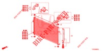 AIR CONDITIONER (CONDENSATEUR) for Honda CIVIC DIESEL 2.2 EXCLUSIVE 5 Doors 6 speed manual 2012