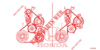 ALTERNATOR BELT(DIESEL) (2.2L) for Honda CIVIC DIESEL 2.2 EXCLUSIVE 5 Doors 6 speed manual 2012