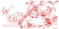 CONTROL UNIT (CABINE) (1) (RH) for Honda CIVIC DIESEL 2.2 EXCLUSIVE 5 Doors 6 speed manual 2012