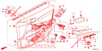 FRONT DOOR LINING (RH) for Honda CIVIC DIESEL 2.2 EXCLUSIVE 5 Doors 6 speed manual 2012