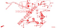FRONT KNUCKLE  for Honda CIVIC DIESEL 2.2 EXCLUSIVE 5 Doors 6 speed manual 2012
