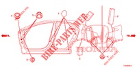 GROMMET (LATERAL) for Honda CIVIC DIESEL 2.2 EXCLUSIVE 5 Doors 6 speed manual 2012