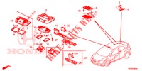INTERIOR LIGHT  for Honda CIVIC DIESEL 2.2 EXCLUSIVE 5 Doors 6 speed manual 2012