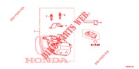 KEY CYLINDER COMPONENTS (INTELLIGENT) for Honda CIVIC DIESEL 2.2 EXCLUSIVE 5 Doors 6 speed manual 2012