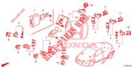 PARKING SENSOR  for Honda CIVIC DIESEL 2.2 EXCLUSIVE 5 Doors 6 speed manual 2012