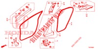 PILLAR GARNISH (RH) for Honda CIVIC DIESEL 2.2 EXCLUSIVE 5 Doors 6 speed manual 2012
