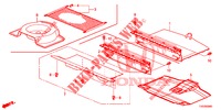 REAR FLOOR BOX  for Honda CIVIC DIESEL 2.2 EXCLUSIVE 5 Doors 6 speed manual 2012