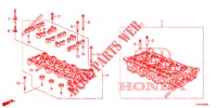 CYLINDER HEAD (DIESEL) (2.2L) for Honda CIVIC DIESEL 2.2 S 5 Doors 6 speed manual 2012