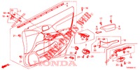 FRONT DOOR LINING (RH) for Honda CIVIC DIESEL 2.2 S 5 Doors 6 speed manual 2012
