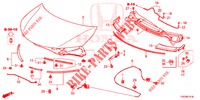 HOOD (RH) for Honda CIVIC DIESEL 2.2 S 5 Doors 6 speed manual 2012