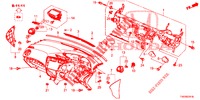 INSTRUMENT PANEL UPPER (RH) for Honda CIVIC DIESEL 2.2 S 5 Doors 6 speed manual 2012