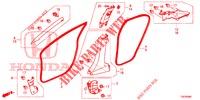 PILLAR GARNISH (RH) for Honda CIVIC DIESEL 2.2 S 5 Doors 6 speed manual 2012