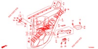 REAR DOOR LINING (4D)  for Honda CIVIC DIESEL 2.2 S 5 Doors 6 speed manual 2012