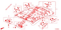 ROOF LINING  for Honda CIVIC DIESEL 2.2 S 5 Doors 6 speed manual 2012