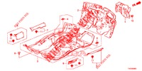 FLOOR MAT/INSULATOR  for Honda CIVIC DIESEL 2.2 ELEGANCE 5 Doors 6 speed manual 2012