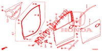 FRONT DOOR PANELS (2D)  for Honda CIVIC DIESEL 2.2 ELEGANCE 5 Doors 6 speed manual 2012