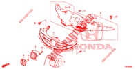 FRONT GRILLE/MOLDING  for Honda CIVIC DIESEL 2.2 ELEGANCE 5 Doors 6 speed manual 2012