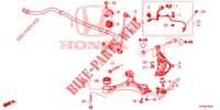 FRONT KNUCKLE  for Honda CIVIC DIESEL 2.2 ELEGANCE 5 Doors 6 speed manual 2012
