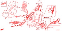 FRONT SEAT/SEATBELTS (G.) (RH) for Honda CIVIC DIESEL 2.2 ELEGANCE 5 Doors 6 speed manual 2012
