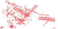 FRONT WINDSHIELD WIPER (RH) for Honda CIVIC DIESEL 2.2 ELEGANCE 5 Doors 6 speed manual 2012