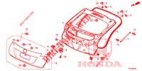 TAILGATE PANEL (2D)  for Honda CIVIC DIESEL 2.2 ELEGANCE 5 Doors 6 speed manual 2012