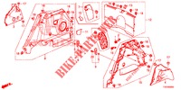 TRUNK SIDE LINING  for Honda CIVIC DIESEL 2.2 ELEGANCE 5 Doors 6 speed manual 2012