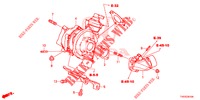 TURBOCHARGER (DIESEL) (2.2L) for Honda CIVIC DIESEL 2.2 ELEGANCE 5 Doors 6 speed manual 2012