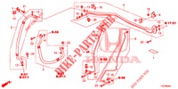 AIR CONDITIONER (FLEXIBLES/TUYAUX) (RH) for Honda CIVIC 1.4 EXECUTIVE 5 Doors 6 speed manual 2013
