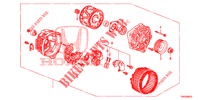 ALTERNATOR (MITSUBISHI) (1.4L) for Honda CIVIC 1.4 EXECUTIVE 5 Doors 6 speed manual 2013
