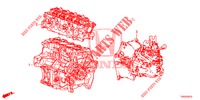 ENGINE ASSY./TRANSMISSION  ASSY. (1.4L) for Honda CIVIC 1.4 EXECUTIVE 5 Doors 6 speed manual 2013