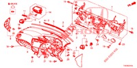 INSTRUMENT PANEL UPPER (RH) for Honda CIVIC 1.4 EXECUTIVE 5 Doors 6 speed manual 2013