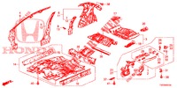 FLOOR/INNER PANELS  for Honda CIVIC 1.4 S 5 Doors 6 speed manual 2013
