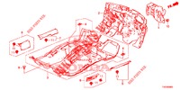 FLOOR MAT/INSULATOR  for Honda CIVIC 1.4 S 5 Doors 6 speed manual 2013