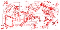 FRONT BULKHEAD/DASHBOARD  for Honda CIVIC 1.4 S 5 Doors 6 speed manual 2013
