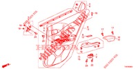 REAR DOOR LINING (4D)  for Honda CIVIC 1.4 S 5 Doors 6 speed manual 2013