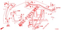 AIR CONDITIONER (FLEXIBLES/TUYAUX) (RH) for Honda CIVIC 1.4 SE 5 Doors 6 speed manual 2013