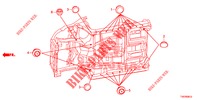 GROMMET (INFERIEUR) for Honda CIVIC 1.4 SE 5 Doors 6 speed manual 2013