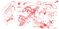 INSTRUMENT GARNISH (COTE DE CONDUCTEUR) (RH) for Honda CIVIC 1.4 SE 5 Doors 6 speed manual 2013