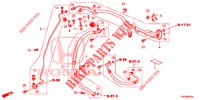 AIR CONDITIONER (FLEXIBLES/TUYAUX) (DIESEL) (1.6L) (RH) for Honda CIVIC DIESEL 1.6 ES 5 Doors 6 speed manual 2013