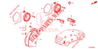ANTENNA/SPEAKER  for Honda CIVIC DIESEL 1.6 ES 5 Doors 6 speed manual 2013