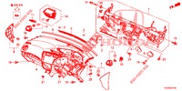 INSTRUMENT PANEL UPPER (RH) for Honda CIVIC DIESEL 1.6 ES 5 Doors 6 speed manual 2013