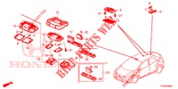 INTERIOR LIGHT  for Honda CIVIC DIESEL 1.6 ES 5 Doors 6 speed manual 2013