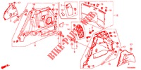 TRUNK SIDE LINING  for Honda CIVIC DIESEL 1.6 ES 5 Doors 6 speed manual 2013