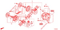AIR CONDITIONER (COMPRESSEUR) (DIESEL) (1.6L) for Honda CIVIC DIESEL 1.6 EX 5 Doors 6 speed manual 2013